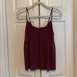 Maroon tank